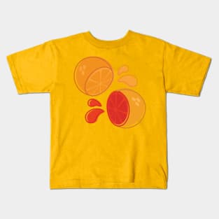 Orange & Grapefruit Kids T-Shirt